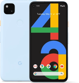 Google Pixel 4a barely blue