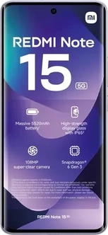 Xiaomi Redmi Note 15 5G 128GB/6GB mist purple