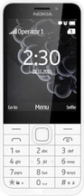 Nokia 230 Dual-SIM White/Silver