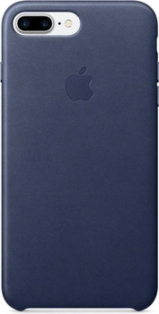 Apple Leather Casing untuk iPhone 7 Plus Midnight Blue