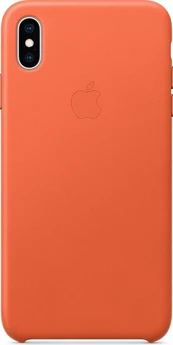 Apple Leather Casing untuk iPhone XS Max Orange