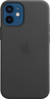 Apple Leather Casing with MagSafe untuk iPhone 12 Mini Black