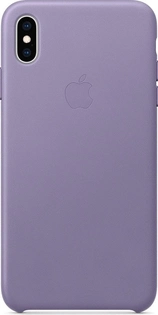 Apple Leather Casing untuk iPhone XS Max Lilac