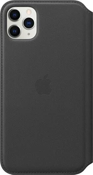 Apple Leather Folio Casing untuk iPhone 11 Pro Max Black