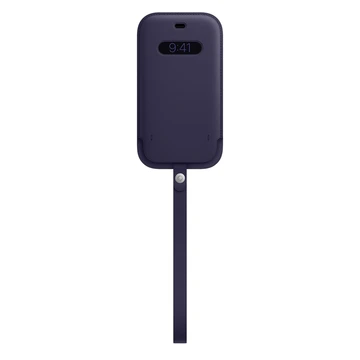 Apple Casing Kulit with MagSafe untuk iPhone 12/12 Pro Dark Purple