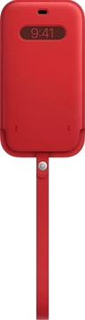 Apple Casing Kulit with MagSafe untuk iPhone 12 Pro Max (PRODUCT)RED