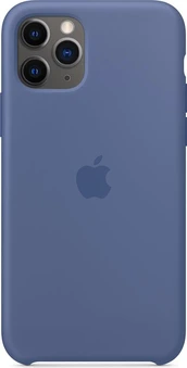 Apple Silicone Casing untuk iPhone 11 Pro leinenblau