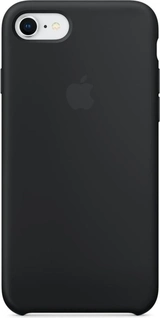 Apple Silicone Casing untuk iPhone 8 Black