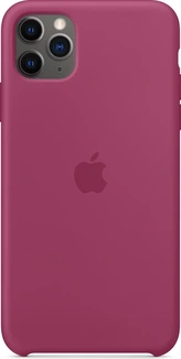 Apple Silicone Casing untuk iPhone 11 Pro Max Pomegranate