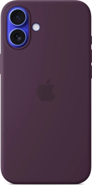 Apple Silicone Casing with MagSafe untuk iPhone 16 Plus Plum