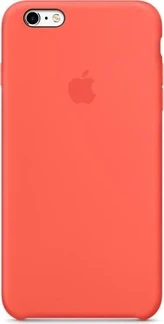 Apple Silicone Casing untuk iPhone 6s Plus Light Red