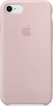 Apple Silicone Casing untuk iPhone 8 Sand Pink