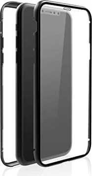Black Rock 360° Glass Casing untuk Apple iPhone X/XS Transparent/Black