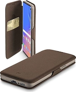 Cellularline Book Clutch untuk Samsung Galaxy S10 Brown