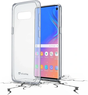 Cellularline Clear Duo untuk Samsung Galaxy S10 Transparent