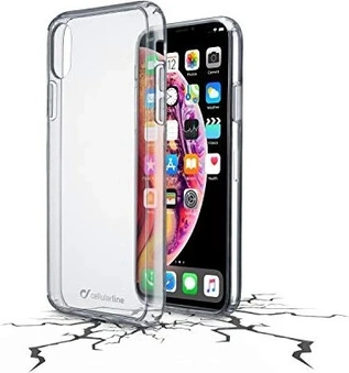 Cellularline Clear Duo untuk Apple iPhone XS/X Transparent