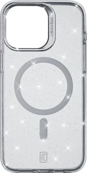 Cellularline Sparkle Mag untuk Apple iPhone 15 Pro Max Transparent