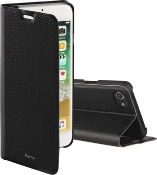 Hama Booklet Slim Pro untuk Apple iPhone 6/6s/7/8 Black