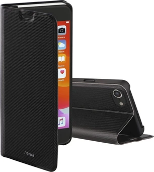 Hama Booklet Slim Pro untuk Apple iPhone SE (2020) Black