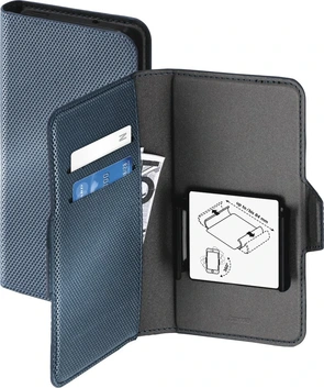 Hama Booklet Smart Move Metallic XL stahlblau