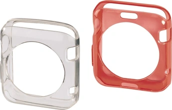 Hama Casing Crystal untuk Apple Watch 42mm Red/Transparent