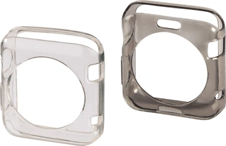 Hama Casing Crystal untuk Apple Watch 38mm Black/Transparent