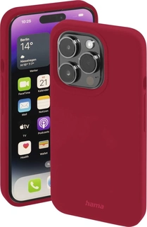 Hama Casing MagCasing Finest Feel Pro untuk Apple iPhone 14 Pro Red