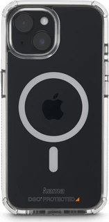 Hama Casing HP MagCasing Extreme Protect untuk Apple iPhone 15 Plus Transparent