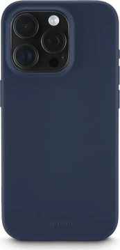 Hama Casing HP Fantastic Feel untuk Apple iPhone 16 Pro Dark Blue