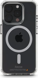 Hama Casing HP MagCasing Extreme Protect untuk Apple iPhone 15 Pro Transparent