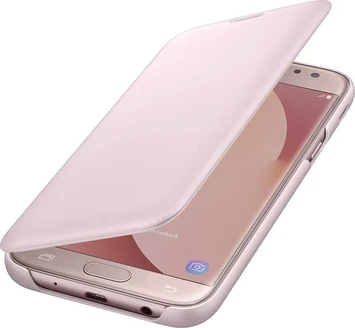 Samsung EF-WJ530CP Flip Wallet untuk Galaxy J5 (2017) Pink