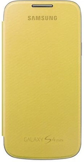Samsung Flip Casing untuk Galaxy S4 Mini Yellow