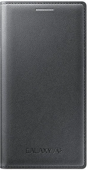 Samsung Flip Casing untuk Galaxy A3 Dark Grey