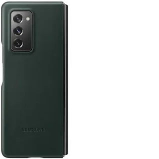 Samsung Leather Casing untuk Galaxy Z Fold 2 5G Green