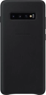 Samsung Leather Casing untuk Galaxy S10+ Black
