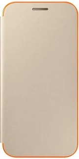 Samsung Neon Flip Casing untuk Galaxy A3 (2017) gold