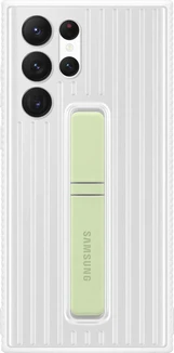 Samsung Protective Standing Casing untuk Galaxy S22 Ultra White