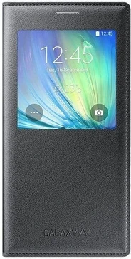Samsung S-View Casing untuk Galaxy A7 Dark Grey