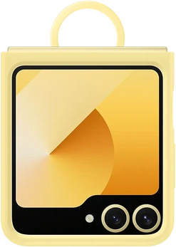 Samsung Silicone Casing untuk Galaxy Z Flip7 FE/Flip6 Yellow