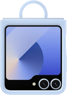 Samsung Silicone Casing untuk Galaxy Z Flip7 FE/Flip6 Blue