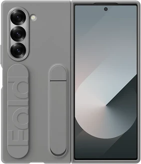 Samsung Silicone Casing untuk Galaxy Z Fold6 Grey