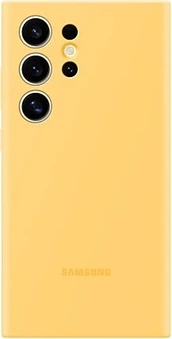 Samsung Silicone Casing untuk Galaxy S24 Ultra Yellow