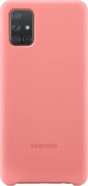 Samsung Silicone Casing untuk Galaxy A71 Pink