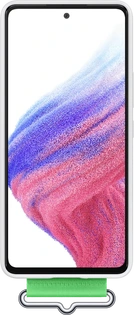 Samsung Silicone Casing with Strap untuk Galaxy A53 5G White