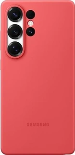 Samsung Silicone Casing untuk Galaxy S25 Ultra Red
