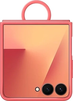 Samsung Silicone Ring Casing untuk Galaxy Z Flip7 Red