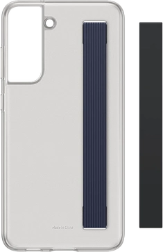 Samsung Slim Strap Casing untuk Galaxy S21 FE Dark Grey