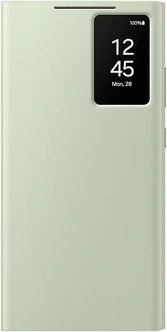 Samsung Smart View Wallet Casing untuk Galaxy S24 Ultra light green