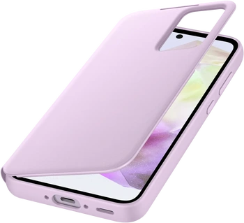 Samsung Smart View Wallet Casing untuk Galaxy A35 5G Lavender