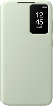 Samsung Smart View Wallet Casing untuk Galaxy S24+ light green